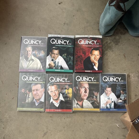 Quincy, M.E. DVD The Complete TV Series Seasons 1-8 147 Episodes on 36 Discs - Picture 1 of 13